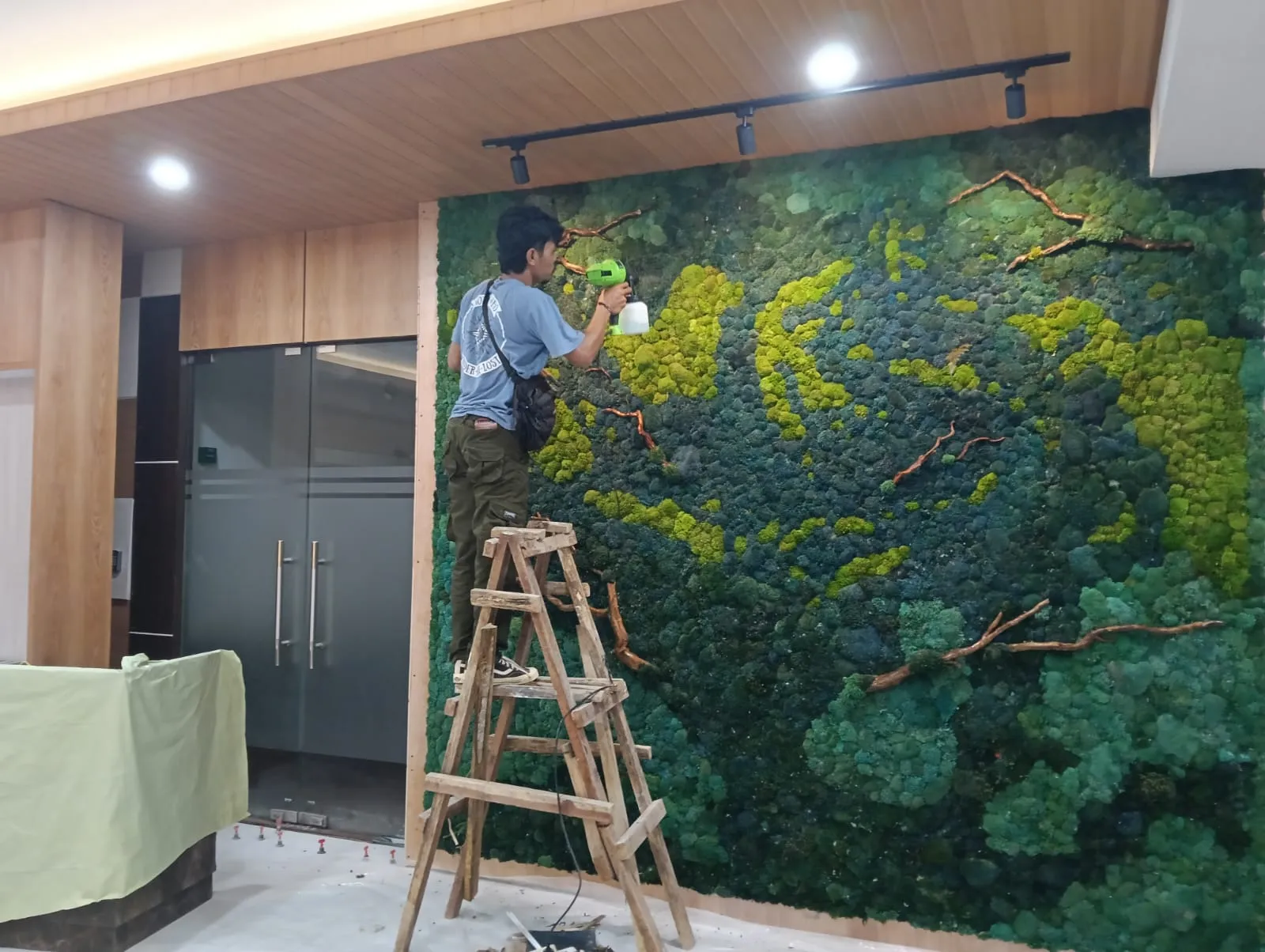 jasa wall moss preserved bekasi